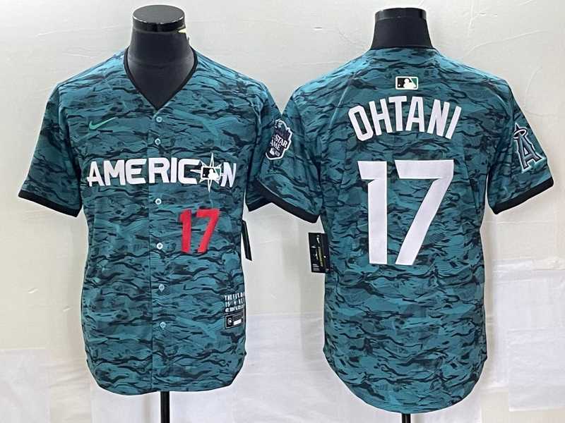 Men's Los Angeles Angels #17 Shohei Ohtani Number Teal 2023 All Star Cool Base Stitched Jersey1,We sell and wholesale Men's Los Angeles Angels #17 Shohei Ohtani Number Teal 2023 All Star Cool Base Stitched Jersey1 on line form chian!